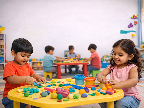 Clay and creative play